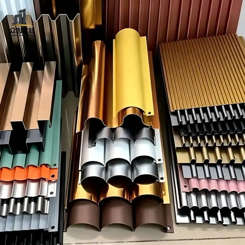 extruded aluminum wave panel